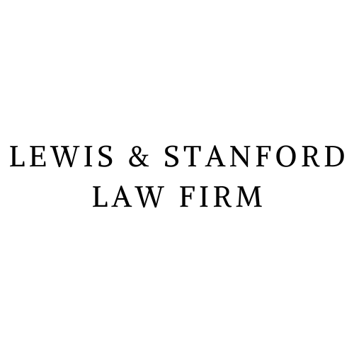 lewis & stanford law firm logo in alike font.