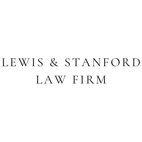 lewis & stanford law firm logo in cormorant garamond font.