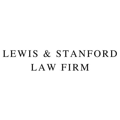 lewis & stanford law firm logo in tex gyre termes font.